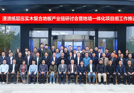 中国林产工业协会产业链研讨会暨地墙一体化工作推进会在德尔总部成功举办